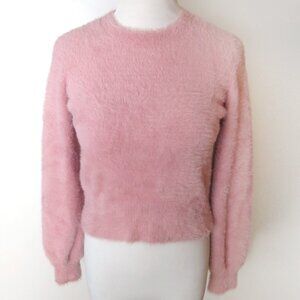 Sunday Best Kitten Sweater in Rose Mauve XS